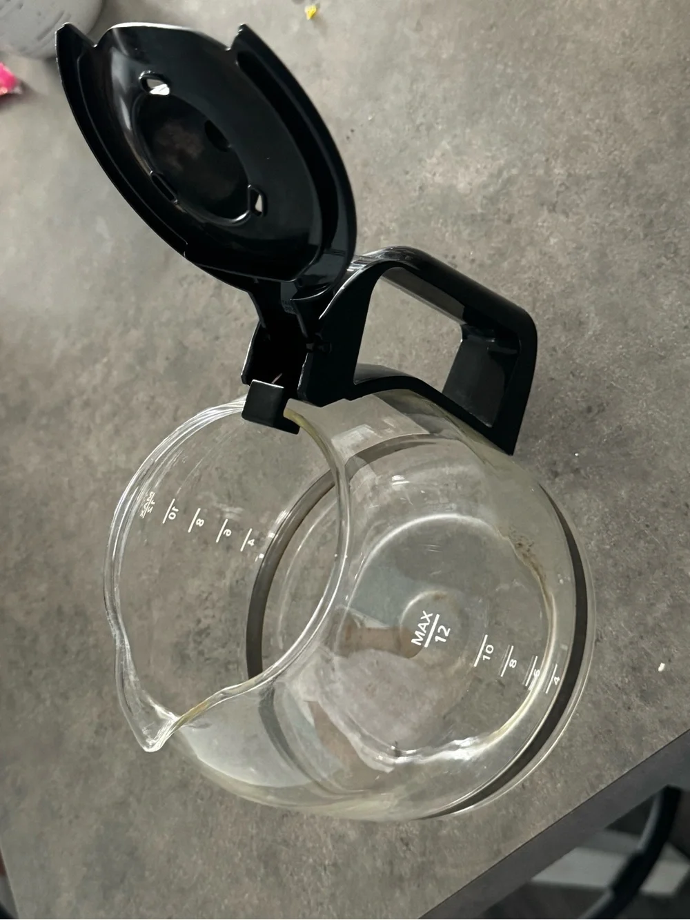 Mr. Coffee clear glass